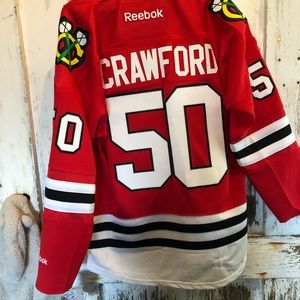 OFFICIAL COREY CRAWFORD BLACKHAWKS JERSEY